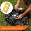 30/60pcs Lawn Robot Blades Stainless Steel Lawn Mover Replacement Blade For Worx Landroid Grass Cutter Moving Machine Blades 3