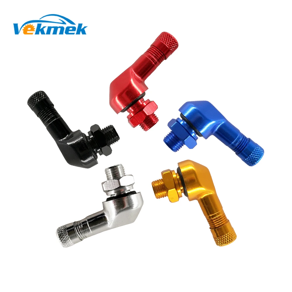 2pcs รถจักรยานยนต์ยางวาล์วขนาดเล็กรูขอบ 8.3 มม.อลูมิเนียมยางวาล์วสําหรับรถจักรยานยนต์โลหะผสมยางวาล์วลําต้นอุปกรณ์เสริม 1