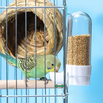 Hanging Pet Feeder Squirrel Parrot Water Dispenser Pet Bird Food Box Cage Accessories Birds Supplies - Image 3