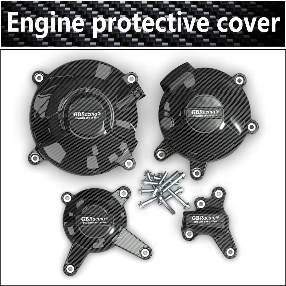 Motorcycles Engine protective cover for YAMAHA MT-09 FZ-09 TRACER & SCRAMBLER 2014-XSR900 2015-carbon fiber printing motorcycle engine cover engine cover protector engine guard