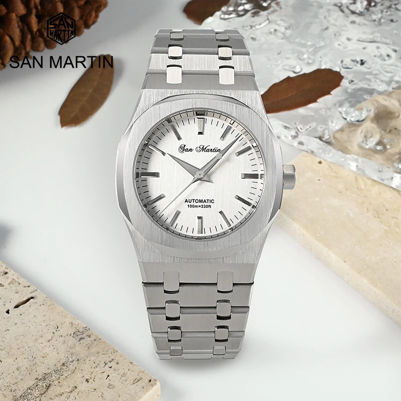 

San Martin Fashion Men Watch Miyota 9015 Vintage Classic Business Dress Automatic Mechanical Watches Sapphire 10Bar Waterproof
