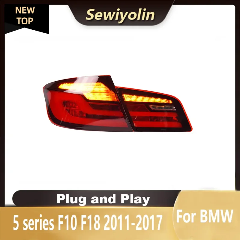 

Car Parts Led Tail Lights GTS For BMW 5 Series F10 F18 2011-2017 M5 Start Animation Lamp DRL Signal Automotive Brake