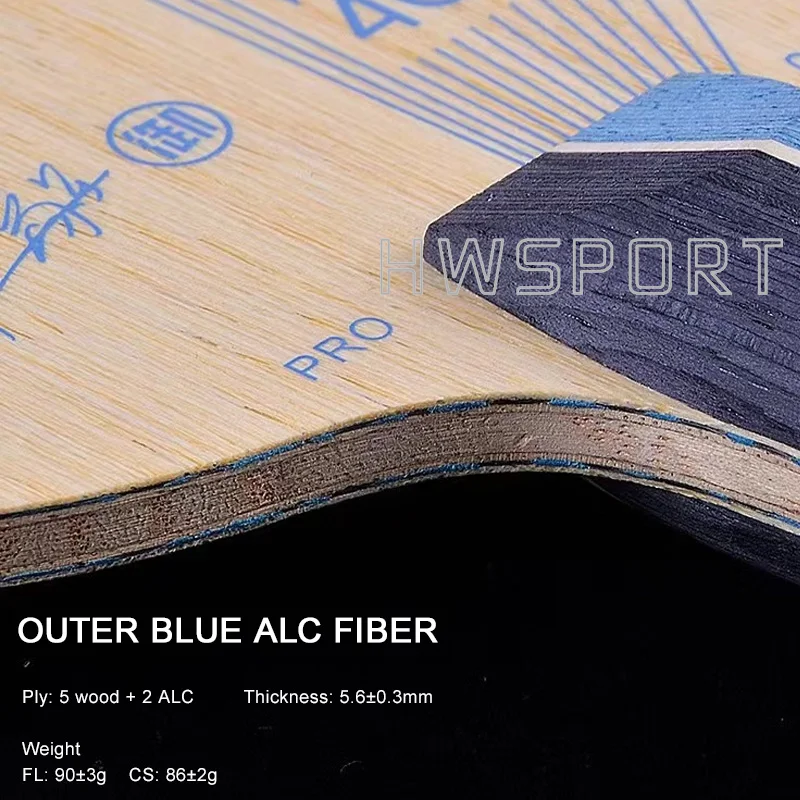 YINHE PRO 01 Table Tennis Blade Outer Blue ALC Fiber Ultra Offensive Ping Pong Blade with Original Packing Box table tennis blade