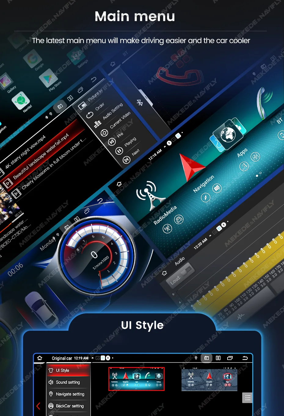 MEKEDE Android 14 Autoradio Multimedia Für Mercedes-Benz C-Klasse W204 S204 C204 2008 - 2010 Navigation Stereo Carplay Autoradio – Detail 24