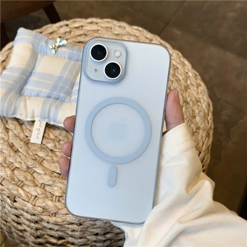 حافظة شفافة أصلية رفيعة للغاية غير لامعة مغناطيسية...