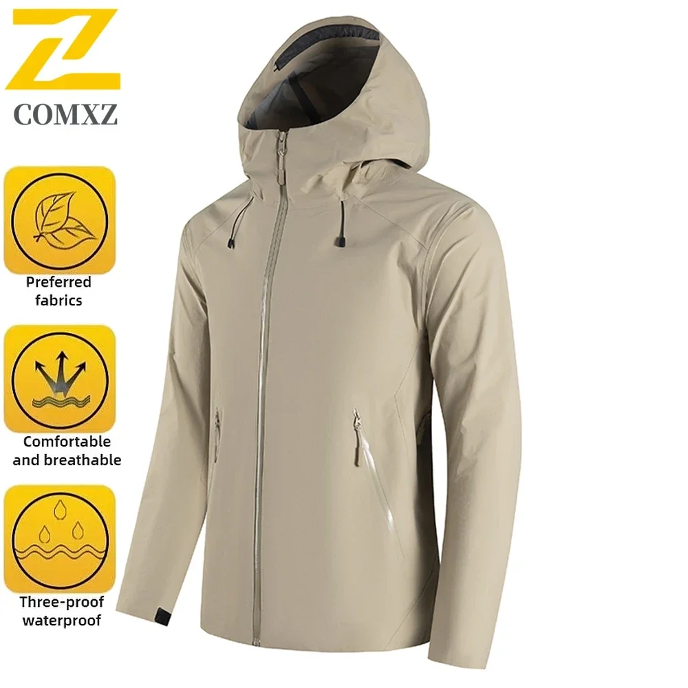 EiAO Waterproof Fly Fishing Clothes Hiking Single-layer Soft Shell Jacket Camping Coat Chaqueta Cortavientos Hombre Jacket Men