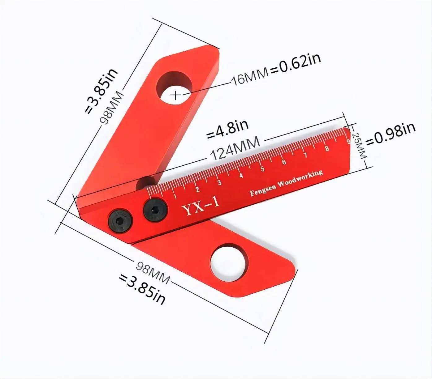 Center Finder, Line Gauge Woodworking Aluminum Alloy Center Scribe