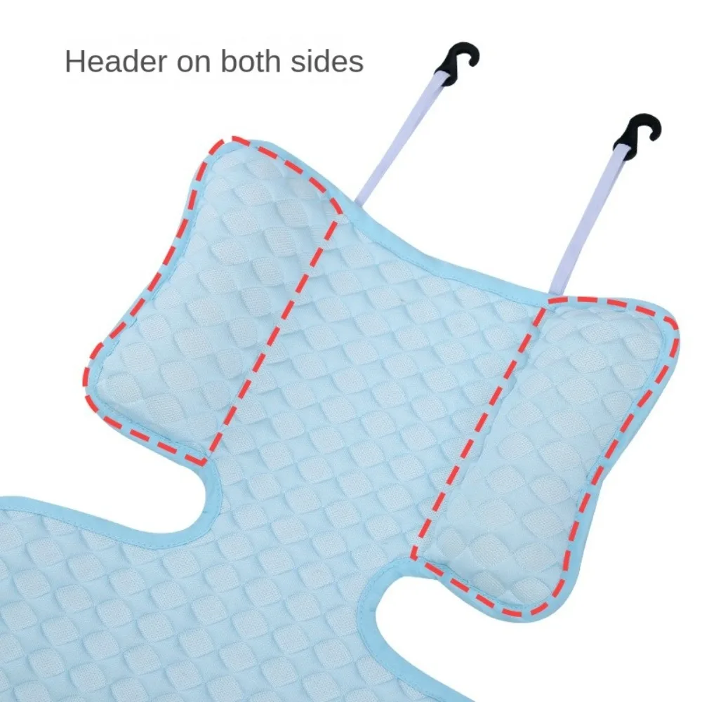 Comfortable Baby Stroller Cooling Seat Mat Soft Breathable Pram Pad Seat Liner Solid Color Baby Stroller Cushion