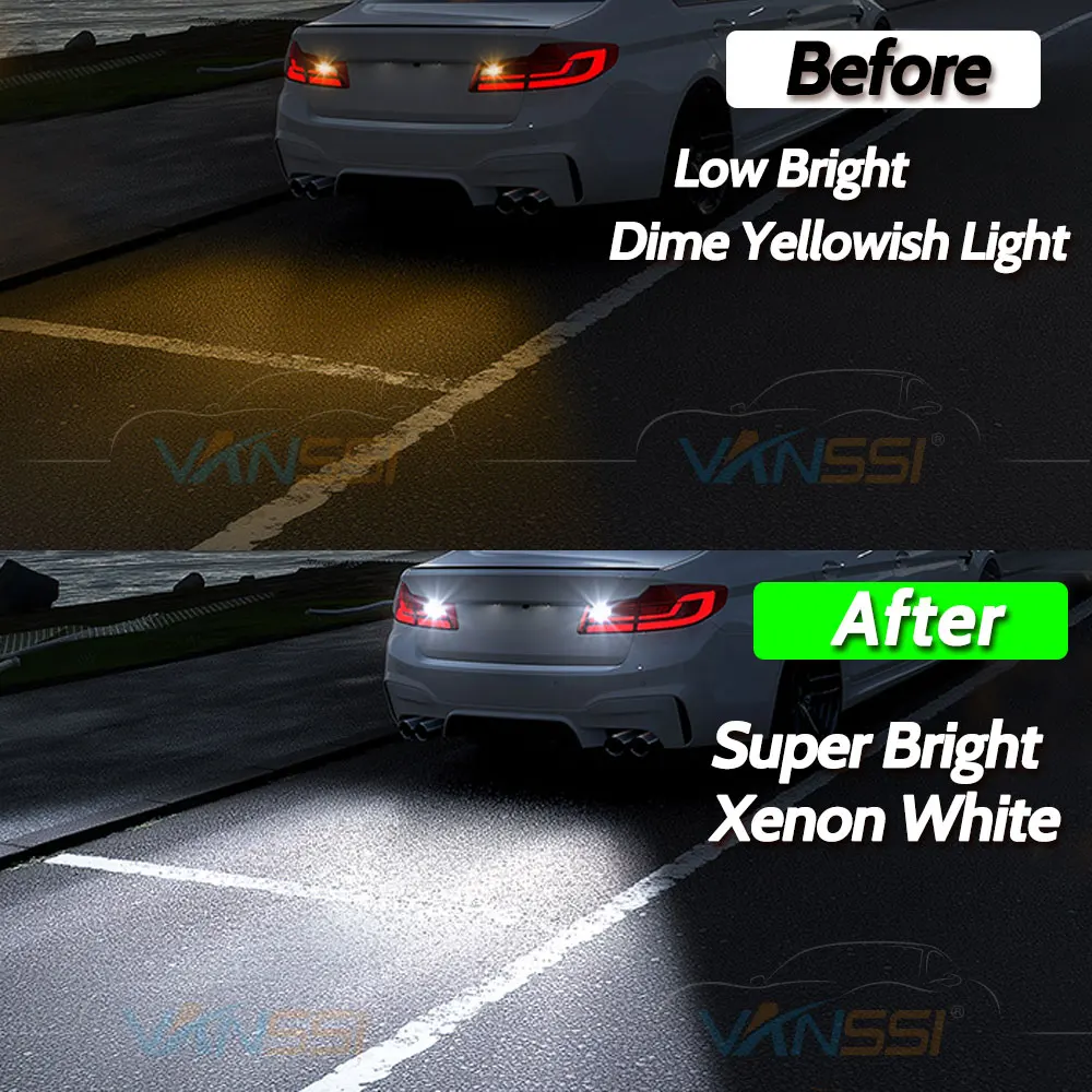 VANSSI ſ  2500lm W16W WY16W 921 T15 LED  Canbus   ڵ    õ  ȣڻ
