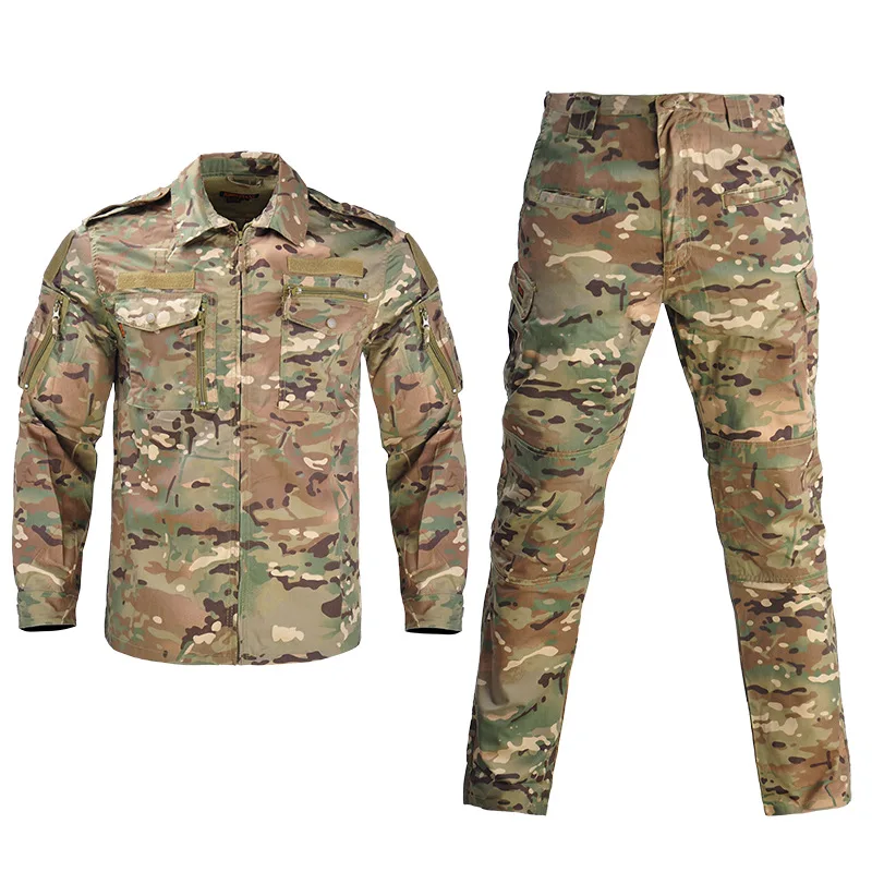 

Outdoor Camouflage Suit Combat Tactical Army Airsoft Military Uniforms Hunting Outfit Multicam Summer Suits Hunting Clothing