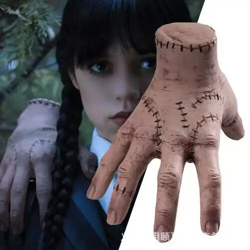 

Lofytain Halloween Horror Wednesday Thing Hand From Addams Family Cosplay Latex Figurine Home Decor Crafts Party Prop