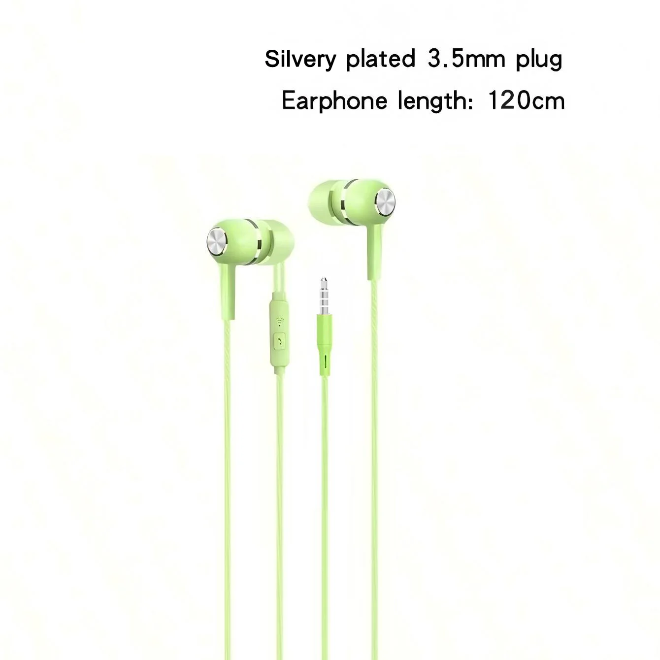 Premium Wired In-Ear Headphones with Microphone | HiFi Stereo Bass Earbuds | Sports In-line Control