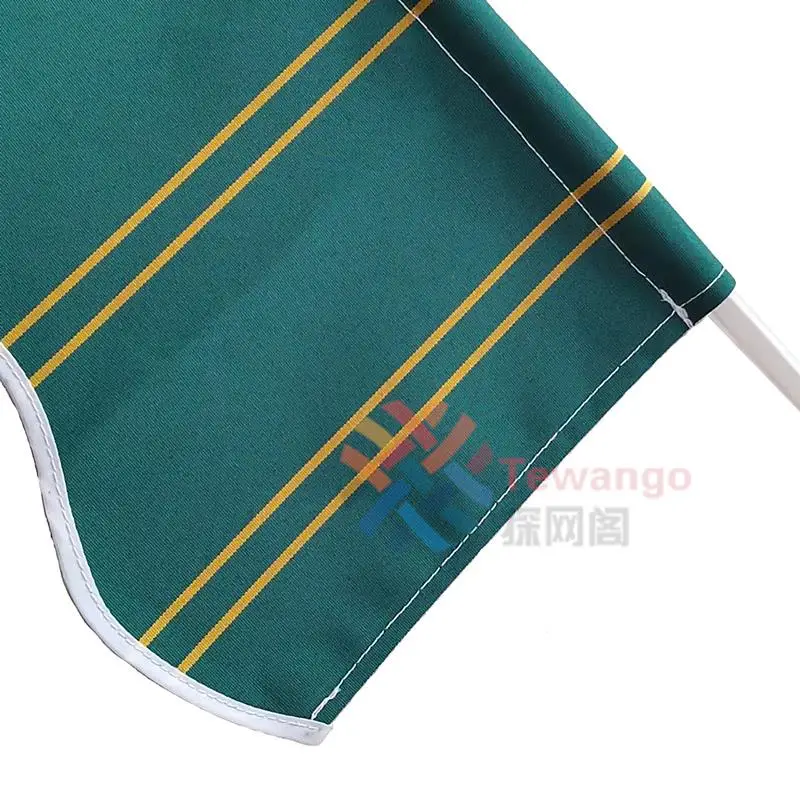 Size Strips Pure Color Outdoor Heavy Duty Awning Replacement Cloth Poly Fabric Telescopic Waterproof Store Banner outdoor awnings