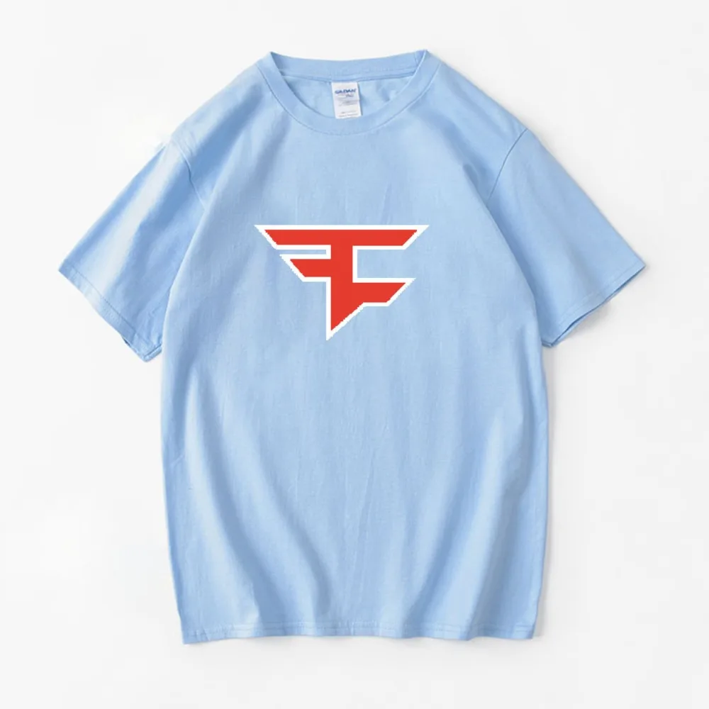 Faze Clan Team Uniform CSGO Competition Short Sleeve Cotton Team Rain Game Cotton Crew Neck T-Shirt Large Size Loose Men's Top 5