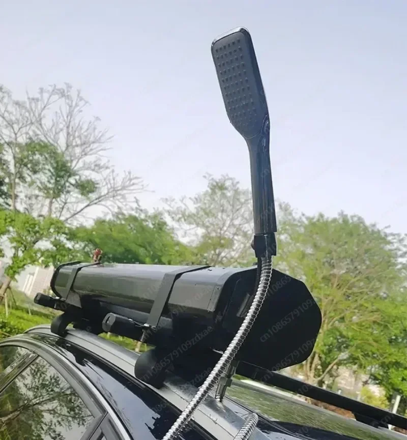 30L UV resistant Car Roof Water Tank Solar Shower Solar-powered Car Road Shower Camping Pvc for Trucks