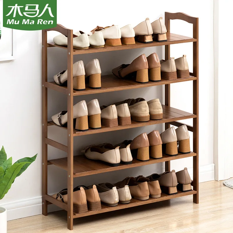 Simple shoe rack assembly dustproof dormitory door indoor household