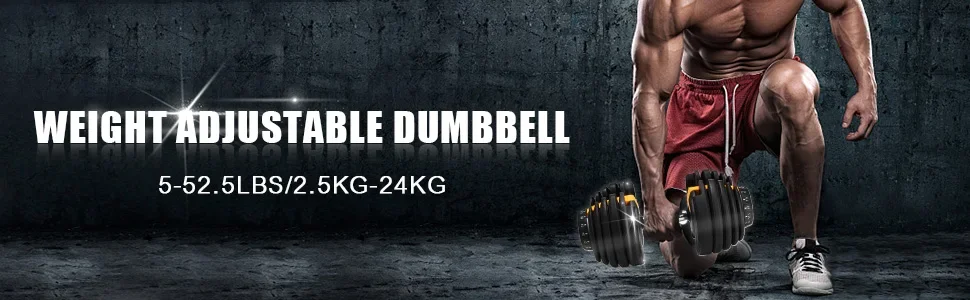 SIHAO 24/40 KG 52,5/90 LBS Verstellbare Hantel Fitnessgeräte Training Armmuskulatur Hantel Verstellbare Hantel – Detail 3