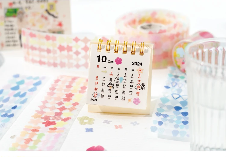 Journal GO 4,5 x 200 cm glänzende Geometrie-Abdeckband-Aufkleber, glitzernde Kunst, dekorative Klebeband-Aufkleber für Tagebuch, Scrapbooking – Detail 15