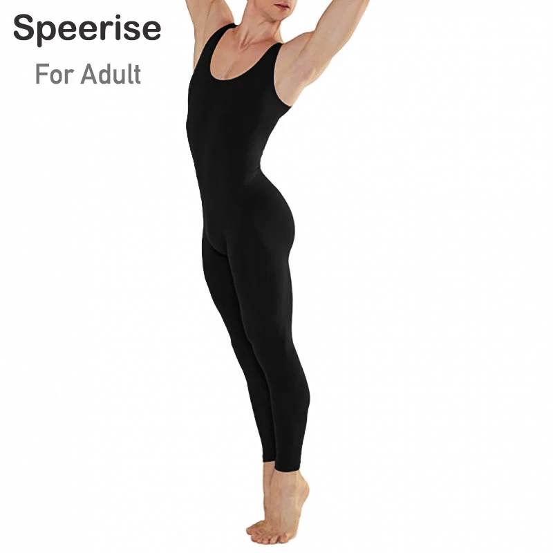 Ballet Leotard Dance Leotard Ballet Tops Speerise Man Scoop Neck Tank Top Spandex Gymnastics Unitard Nylon Adult Nylon Ballet Dance Full Body Bodysuit Yoga Sleeveless