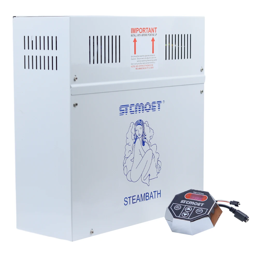 9KW Steam Generator for Shower 220V/380V Home Steam Machine Sauna Equipment Sauna Bath SPA Steam Shower with Digital Controller 6