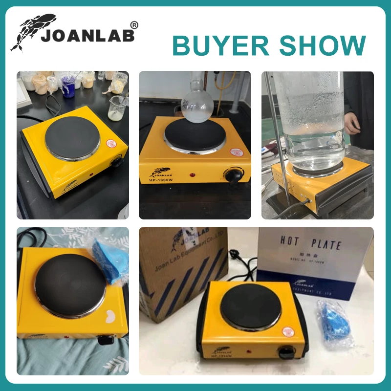 JOANLAB 220V Kitchen Mini Electric Stove Electric Furnace Hot Coffee Water Milk Cooking Cooker Hot Plate Beaker Heater Lab 1000W