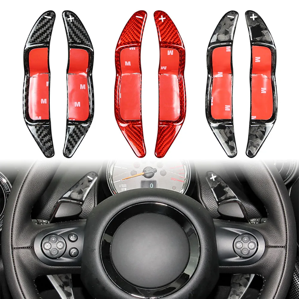 

Carbon Fiber Car Steering Wheel Shifter Extension Shift Paddle Accessories For Mini R55 R56 R57 R58 R59 R60 R61
