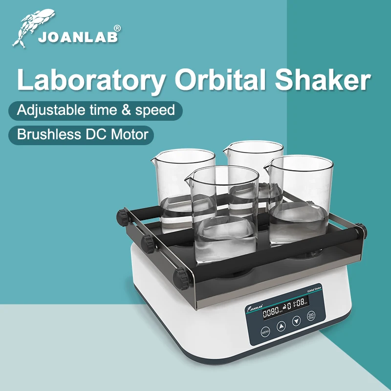 JOANLAB Orbital Shaker Digital Display Orbital Rotator Shaker Laboratory 200rpm SK-20Pro