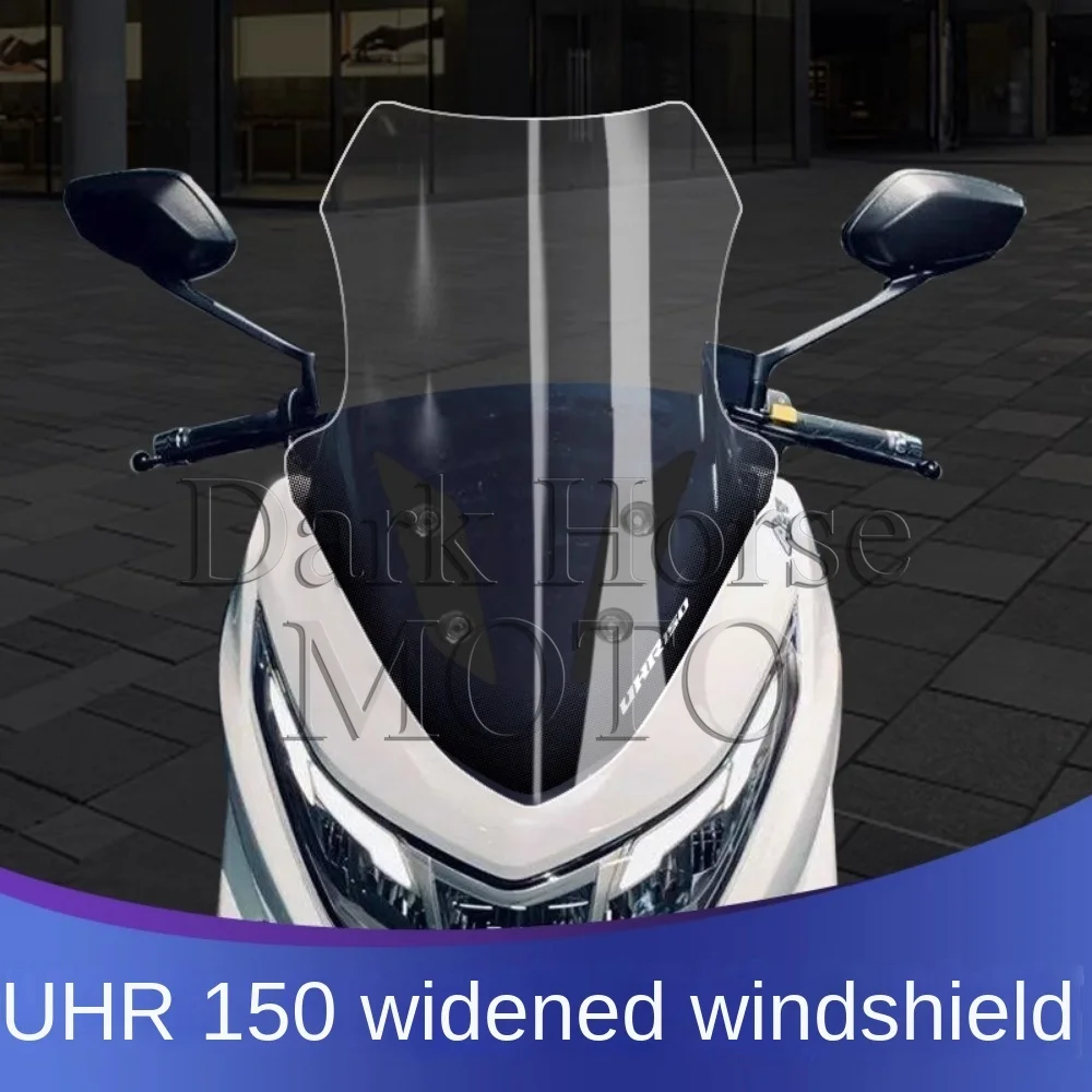 

Motorcycle Modified Windshield And Rain Shield Chest Protector HD Transparent Widening FOR Haojue UHR150
