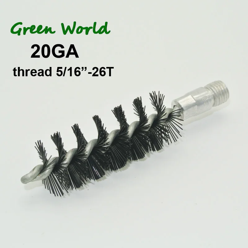 Green World 3-Pack Nylon Gun Cleaning Brushes
