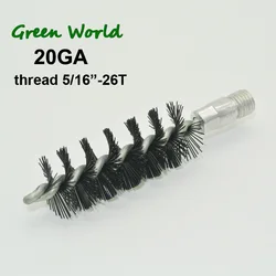 Green World 3 - Pack Nylon Gun Cleaning Brushes (3pcs 20GA)