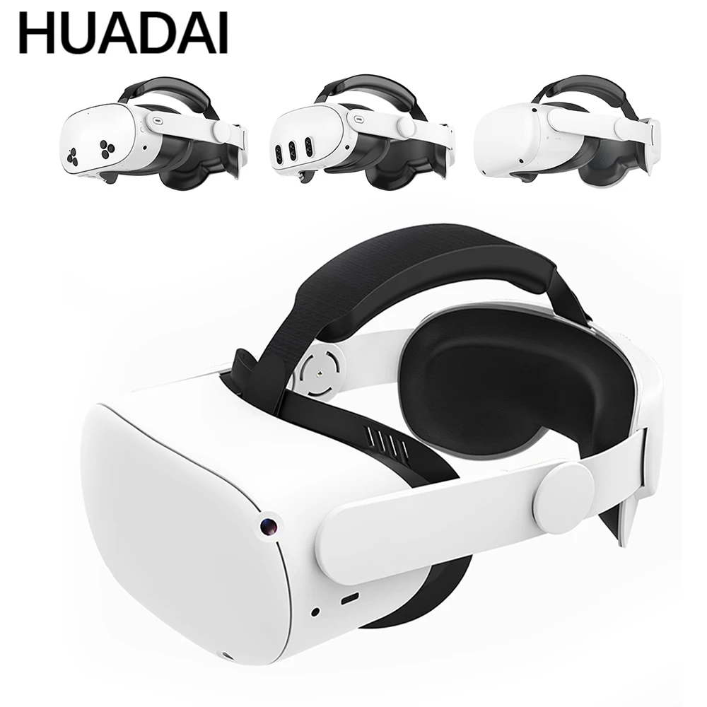 HUNDAI Design For Meta Quest 2/Quest 3/Quest 3S Elite Strap Adjustable Head Strap