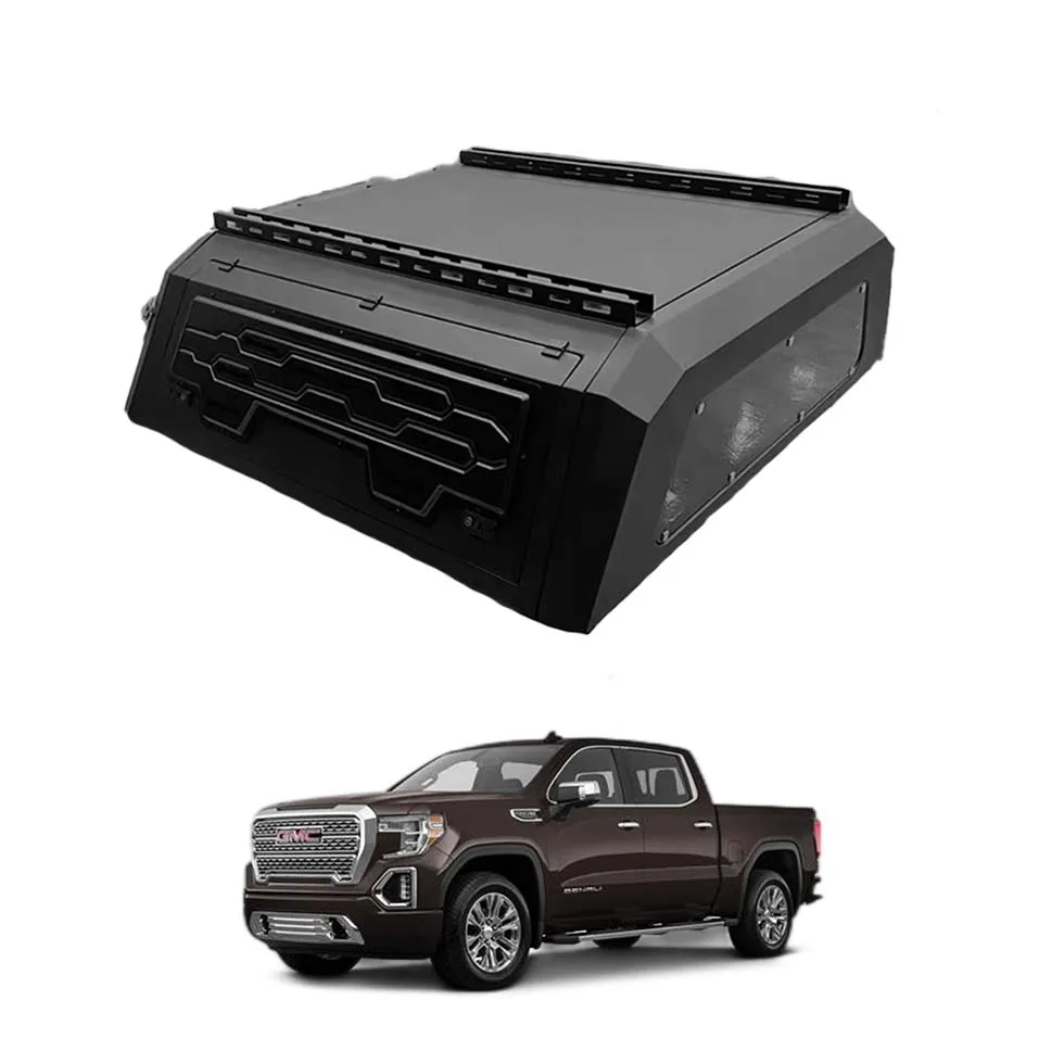 

tailored sizes hard top aluminum canopy waterproof anti-rusted pickup truck exterior modify accessory For GMC sierra 1500.6.6ft