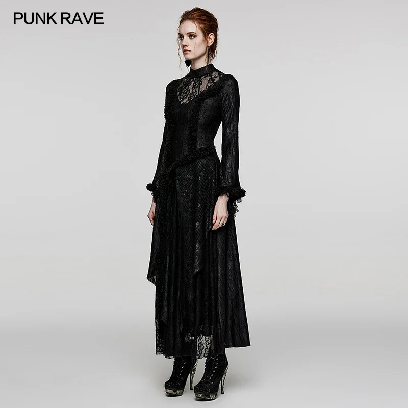 美品✨　PUNK RAVE　パンクレイブ　ロングコート　パンクゴシック　編み上げ 美品✨ PUNK RAVE パンクレイブ ロングコート パンクゴシック