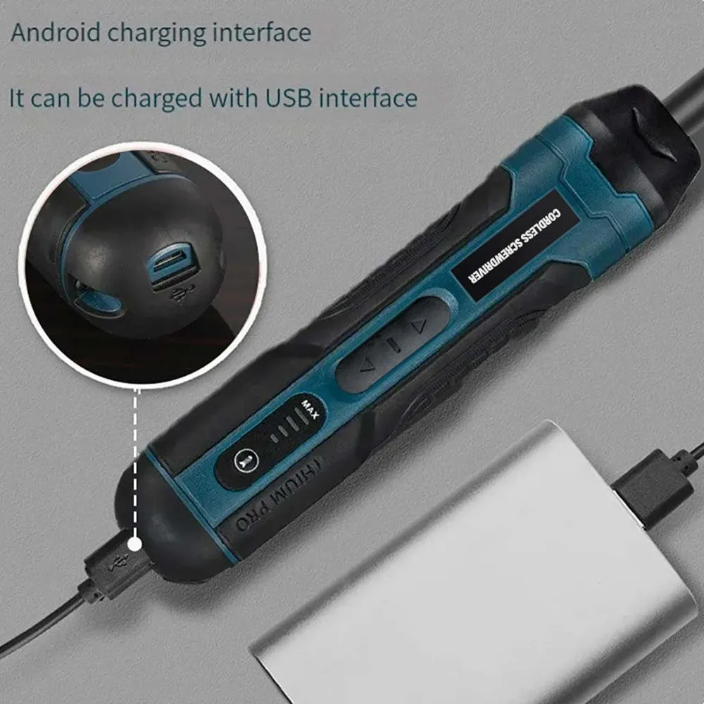 Mini Electric Outcriver Установите USB, адаптируемый 1300 мАч регулировка мощности Dril Многофункциональный разборка