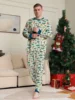 2024 Christmas Dinosaur Print Family Matching Outfits Cute Soft Pajamas Set 2 Pieces Suit Xmas Gift Family Look Casual Pyjamas 2