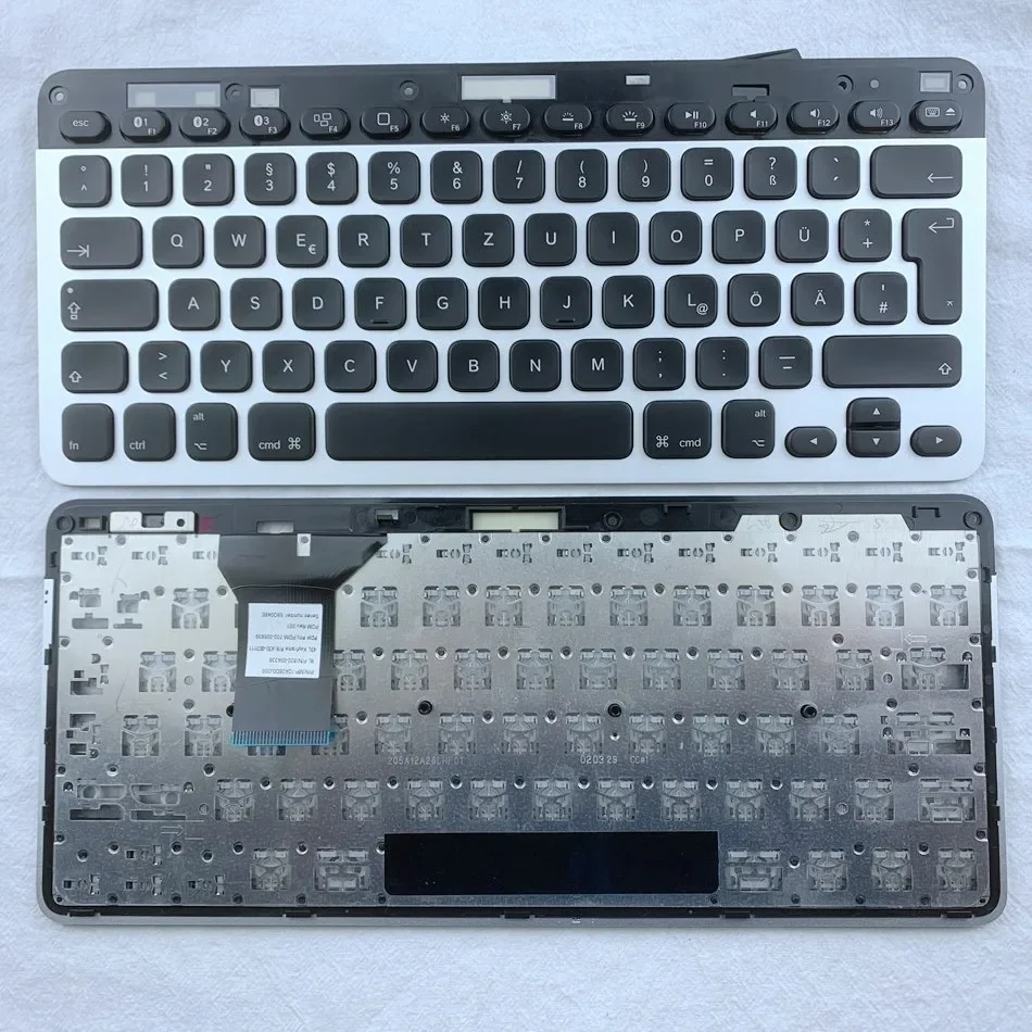 Немецкая клавиатура для ноутбука Logitech K811, Bluetooth, заменяет клавиатуру на замену (не полноценная Bluetooth клавиатура) GR