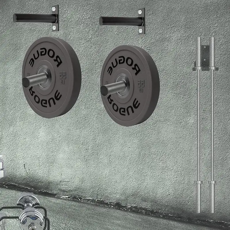 Wall Mounted Weight Barbell Plate Holder For Home Gym Storage
