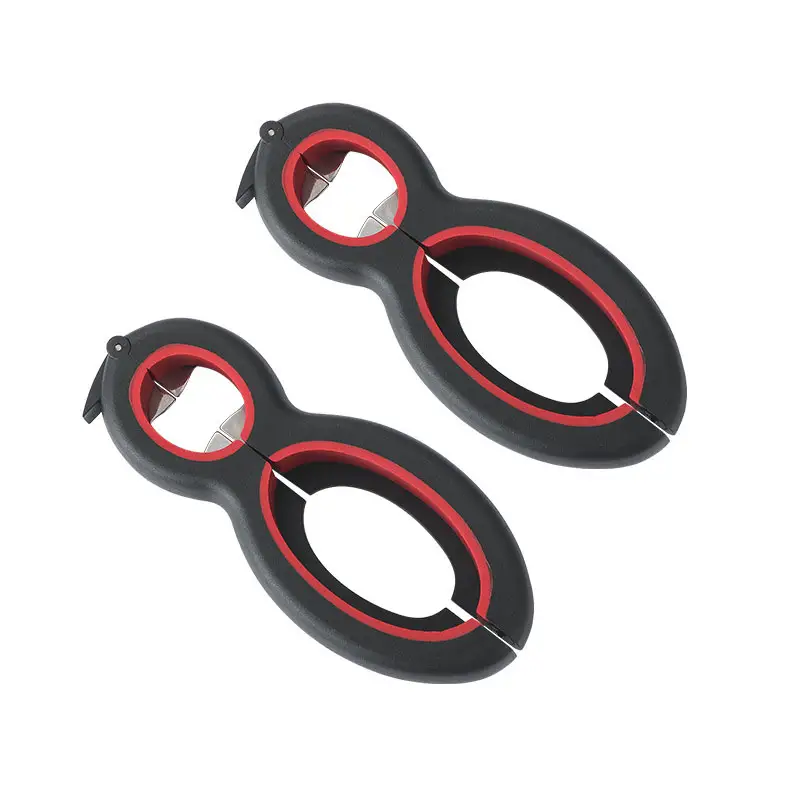 6 In 1 Bottle Opener Multifunctional Screw Cap Jar Can Openers Lid Grip Opener Home Camping Safety Can Opener Kitchen Gadgets - Image 8