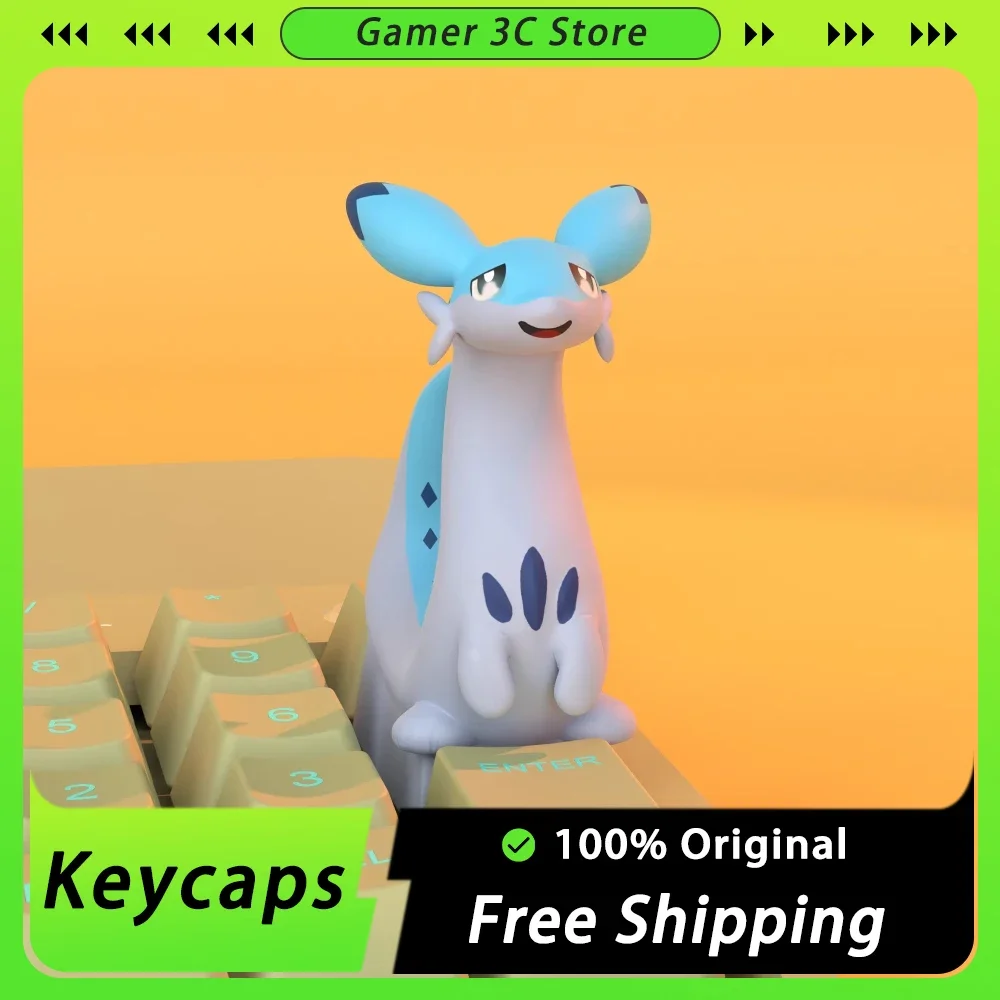 

Колпачки для клавиш Palworld, колпачки для клавиш Chillet Cattiva, 3D креативная кавайная механическая клавиатура, колпачок для клавиш, ПК, стандартные подарки