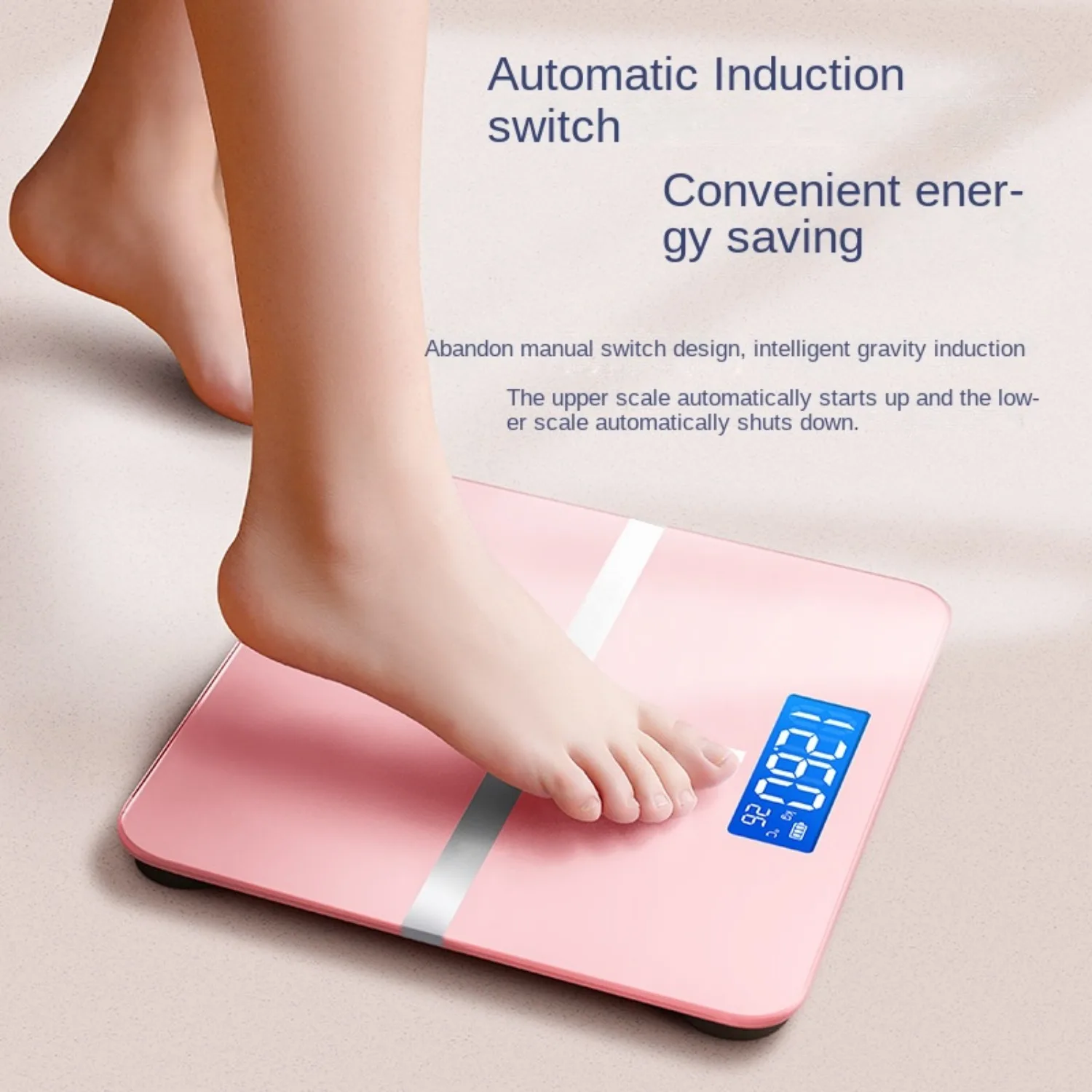 Baby Weighing Household Smart Electronic Scale Glass Weight Scale Adult Body Weighing Meter Cross-border
