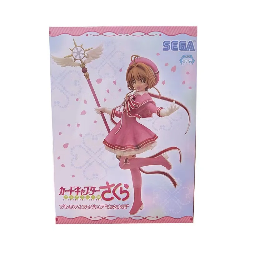 Original sega figura de ação cardcaptor sakura kinomoto sakura