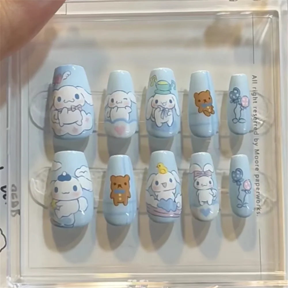 TSC-429 TSC-444 TSC-452 Stray Dogs Cartoon Games Big eared dog DIY 3D Back glue Nail sticker Nail decoration art