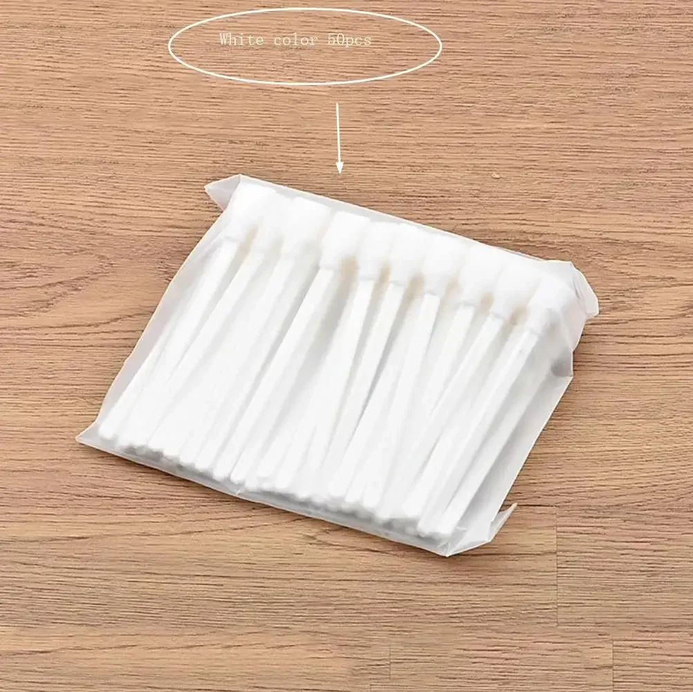 ZIZNBA 500 PCS 5.1" Square Rectangle Foam Cleaning Swab Sticks For Solvent Format Inkjet Printer Roland Optical Equipment-Orange