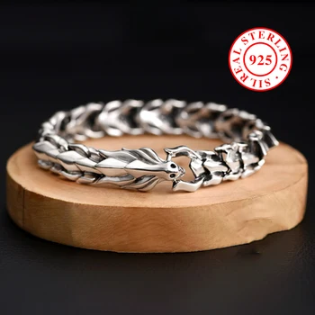 925 sterling silver cherry blossom Cuban chain, is a bracelet designed for men and women, its stylish, retro and versatile style is loved by people.The bracelet selection of high-quality 925 sterling silver material production, the fine craftsmanship creates the cherry blossom pattern, showing elegant.It's not on the matchinging casual costume or formal dress up and can show the unique charm.Neither yourself to wear it, or a gift is suitable. 1