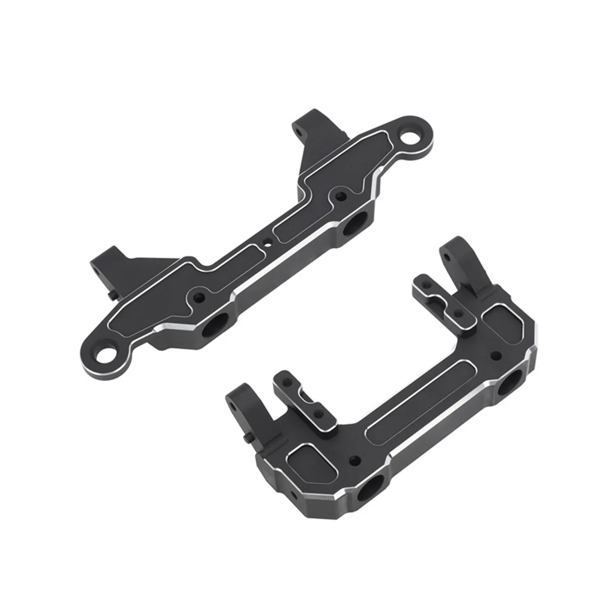 

RC Front/Rear Bumper Mount for 1/6 RC Crawler Car Axial SCX6 JLU Wrangler Upgrade Parts