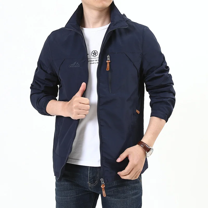 Military Coat Men Aesthetic Jackets Streetwear Clothes for Teenagers Men's Winter Coats Icon Spring Windbreaker Sweatshirt Man
