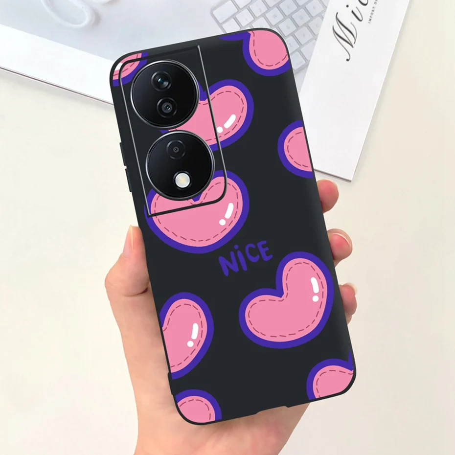 Lovely Printed Candy Color Phone Case - Soft Silicon TPU Shockproof Back Cover