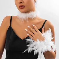 Fashion 8 Color Bracelet Sleeves For Nail Photos Feathers Nail Parts Plush Wrist Cuffs For Manicure Hand Photo Nail Decor 1