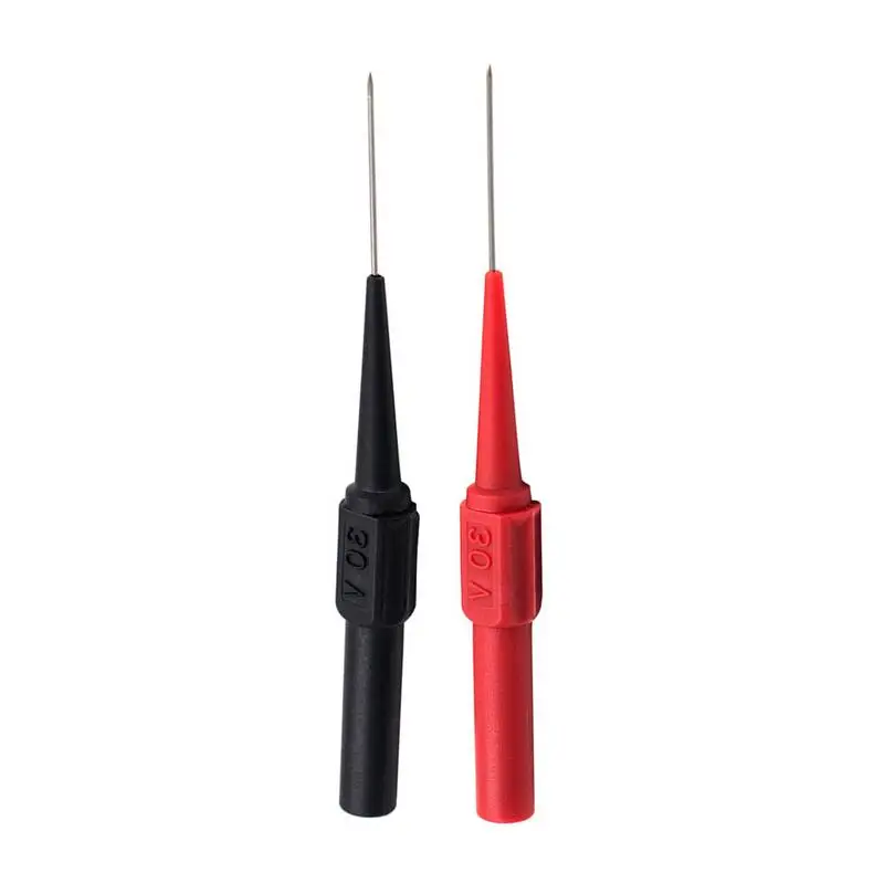 

Back Probe Pins Flexible Insulation Multimeter Test Probes Needles For Wire Piercing Automotive Car Repairing Electrical Testing