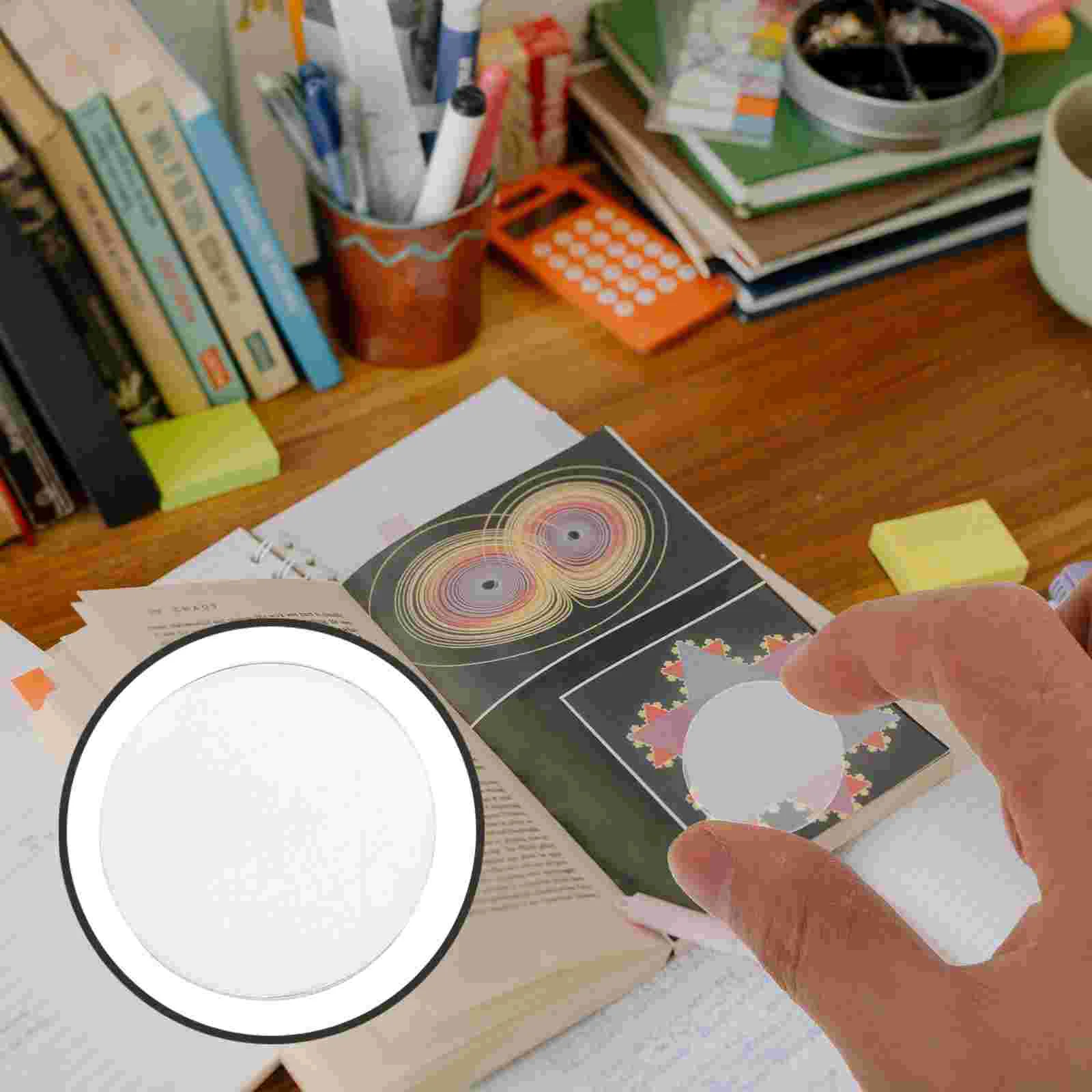12pcs 3D Convex Lens Optical Magnifier 25MM Physics Teaching Tools Clear Resin Lens Set for Science Experiment
